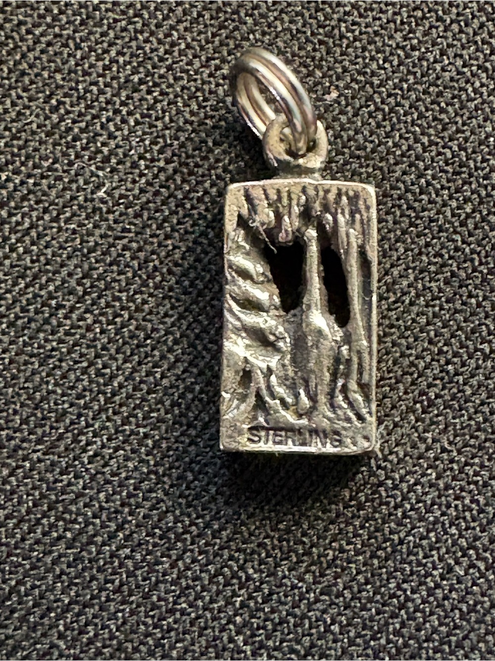 Carlsbad Caverns Mini Charm Pendant - Sterling silver